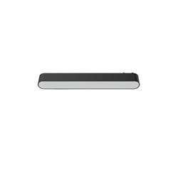CABEZAL DIFUSO 90º NEGRO 12W 2700K 500LM 22CM