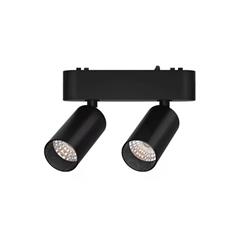 CABEZAL DOBLE MOVIL NEGRO 24º 10W 2700K 700LM
