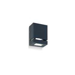 APLIQUE 2093/1 ALUMINIO NEGRO GU10 IP44