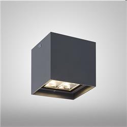 PLAFON ORIEL ALUMINIO NEGRO 12W 3000K 878LM IP65