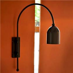 APLIQUE MARGARITA MINI NEGRO MOVIL E27