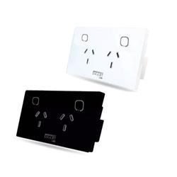 TOMACORRIENTE SMART DOBLE NEGRO 200-240V