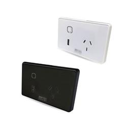 TOMACORRIENTE SMART SIMPLE + USB BLANCO 200-240V