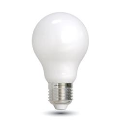 LAMPARA LED BULBO VIDRIO MILKY 4W 2700K 400LM DIMERIZABLE E27