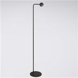 LAMPARA DE PIE BALL NEGRO CABEZAL MOVIL LED 5W 3000K