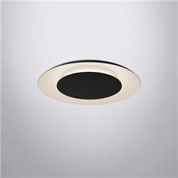 PLAFON FUN NEGRO 60CM DIAMETRO CON DIFUSOR 40W DIMERIZABLE