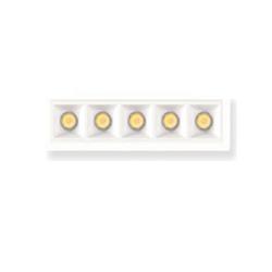EMBUTIDO GYON PLUS 5 LUCES BLANCO OPTICA BLANCA 45º 10W 4000K 800LM