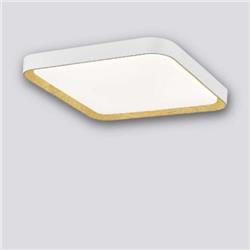 PLAFON GALACTIC BLANCO CON MADERA 45W 3000-4000-6000K