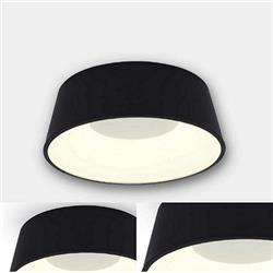PLAFON MARLEY NEGRO 28W 3000-4000-6000K 45CM DIAMETRO
