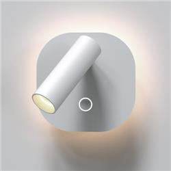 APLIQUE GENIUSQ DUAL BLANCO BASE CUADRADA 3+6W 2700/4000K DIMERIZABLE