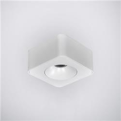 PLAFON FIJO SQ BLANCO 1 LUZ LED 10W 117MM X 117MM X H 55MM