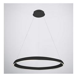 COLGANTE BYRON CIRCULAR NEGRO 40W DIMERIZABLE (60CM DIAMETRO)