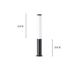 MINI FAROLA MF-70/40 COLUMNA NEGRA IP54 E27