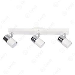 APLIQUE CACHEN BLANCO CON CROMO 3 LUCES GU10