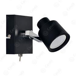 APLIQUE SHEILA BLANCO 1 LUZ GU10 CON INTERRUPTOR