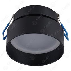 SEMI EMBUTIDO SELEC NEGRO ANTIDESLUMBRANTE GU10 IP20