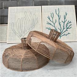 COLGANTE ARUBA PAPEL KRAFT BROWN 