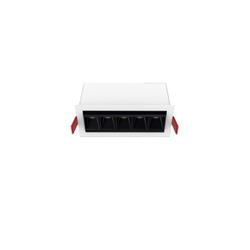 EMBUTIDO RUNNER ORIENTABLE BLANCO INTERIOR NEGRO 36º 10W 2700K 800LM 30º REBATIBLE