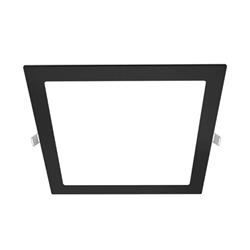 EMBUTIDO FLAT CUADRADO NEGRO 24W 3000K 2140LM