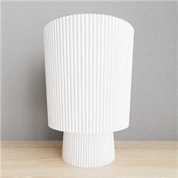 LAMPARA DE MESA MINIMAL CRUDA E27
