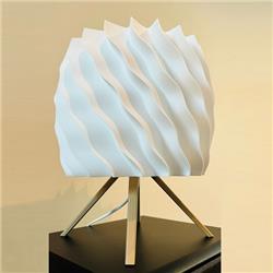 LAMPARA DE MESA ROMA PLA BLANCA E27