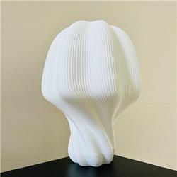 LAMPARA DE MESA TWIST PLA BLANCO E27