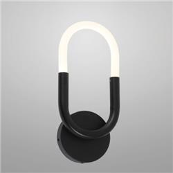 APLIQUE OBLE NEGRO 7W BLANCO DINAMICO