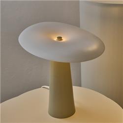 LAMPARA DE MESA ALBA BEIGE PORCELANA TRANSLUCIDA 220V