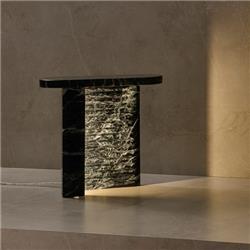 LAMPARA DE MESA VICTORIA PIEDRA NEGRA 6W 220V