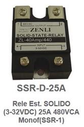 RELE ESTADO SOLIDO h/480V 25A 3-32VCC SSR-D4825 ZE