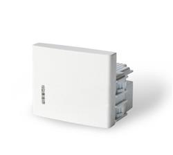 INTERRUPTOR 1/2 TECLON SIMPLE BLANCO