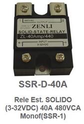 RELE ESTADO SOLIDO h/440V 40A 3-32VCC SSR-D4440 ZE