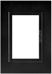 TAPA 3 MODULOS ZEN METAL NEGRO MATE KS41534