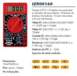 TESTER ZR-160 750V 10ACC DIODO+CONTIN. ZURICH