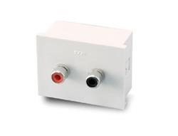MODULO TOMA PARLANTE RCA  BLANCO 6948