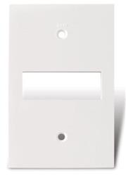 TAPA STANDARD 1 MODULO   5X10 BLANCO SIGLO XXI 412