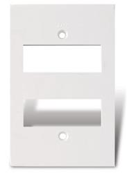 TAPA STANDARD  2 MODULOS  5X10 BLANCO SIGLO XXI 41