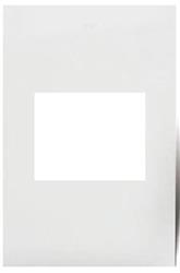 TAPA STANDARD  TOMA C/TIERRA 5X10 BLANCO SIGLO XXI 4125