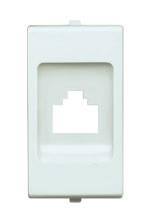 TAPA MODULO RJ45 CAT5 BLANCO