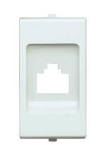 TAPA MODULO RJ45 CAT5 BLANCO