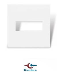 TAPA LUJO 1 MODULO   5X5 BLANCO SIGLO XXI 4141