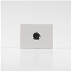 MODULO TOMA TV            BLANCO 6935