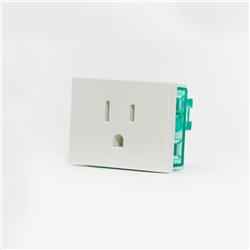 MODULO TOMA T/AMERICANO C/TIERRA BLANCO 6903