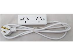 ZAPATILLA BINORMA 2 TOMAS S/TERMICA C/CABLE DE 1.5M 3307