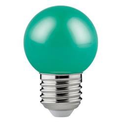 LAMP. LED GOTA COLOR VERDE 1,2W E27 LM50