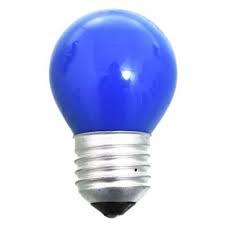 LAMP. LED GOTA COLOR AZUL 1,2W E27 LM50
