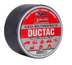 CINTA DUCT-TAC 48MX9 MTS NEGRO 891