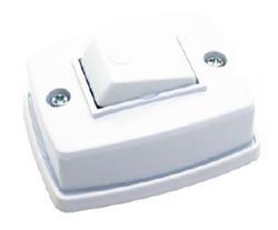 INTERRUPTOR EXTERIOR  PUNTO  BLANCO 6A